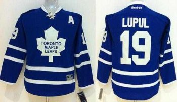 Youth Toronto Maple Leafs #19 Joffrey Lupul Blue Home Stitched NHL Jersey