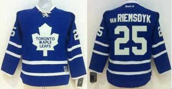 Youth Toronto Maple Leafs #25 James Van Riemsdyk Blue Home Stitched NHL Jersey