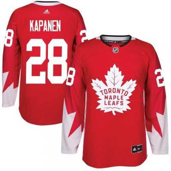 Youth Toronto Maple Leafs #28 Kasperi Kapanen Red Alternate Stitched NHL Jersey