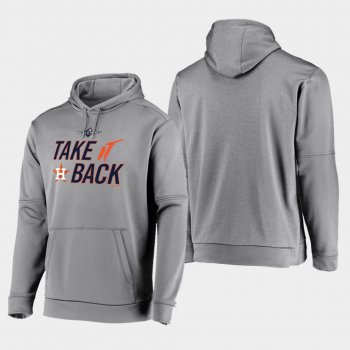 Men's Gray Houston Astros 2019 World Series Dugout Pullover Hoodie