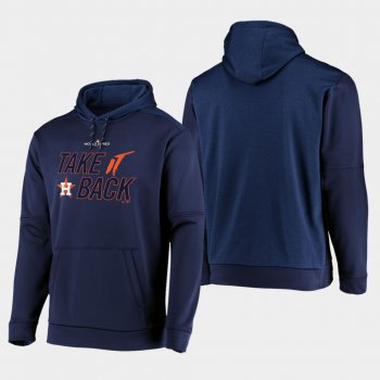 Men's Navy Houston Astros 2019 World Series Dugout Pullover Hoodie