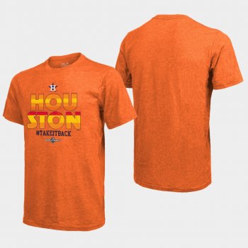 Men's Orange Houston Astros 2019 World Series Hometown T-Shirt