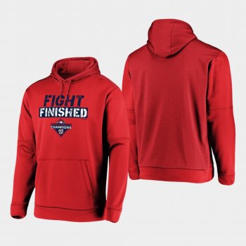 Men's Red Washington Nationals 2019 World Series Champions Slogan Pullover Hoodie