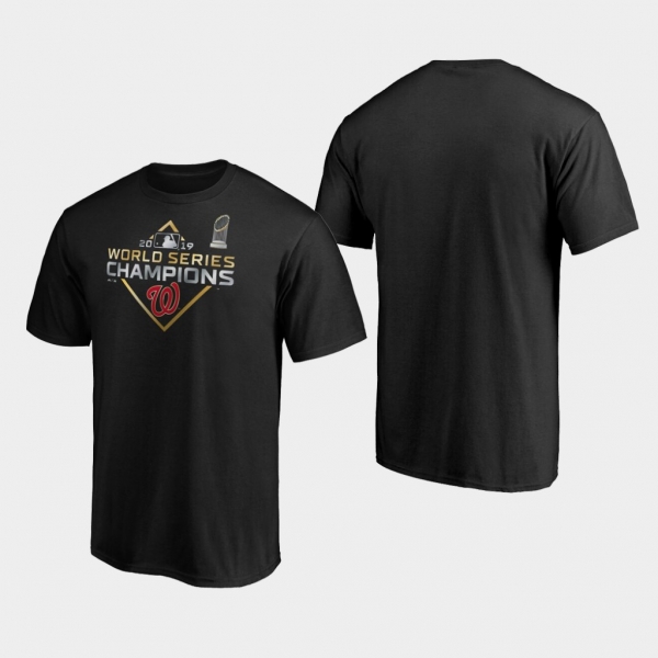 Men's Black Washington Nationals 2019 World Series Champions Parade T-Shirt