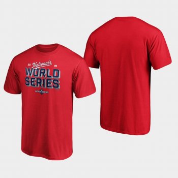 Men's Red Washington Nationals 2019 World Series Bound Can of Corn T-Shirt