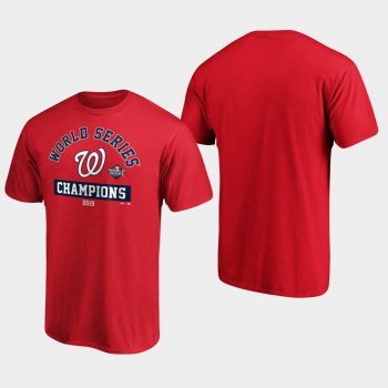 Men's Red Washington Nationals 2019 World Series Champions Magic Number T-Shirt