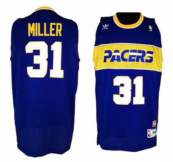 Indiana Pacers #31 Reggie Miller Hardwood Classics Jersey