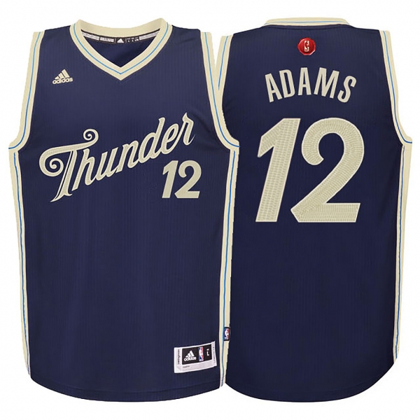 Oklahoma City Thunder #12 Steven Adams Christmas Jersey