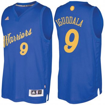 Golden State Warriors Andre Iguodala Royal 2016-17 Christmas Day Jersey