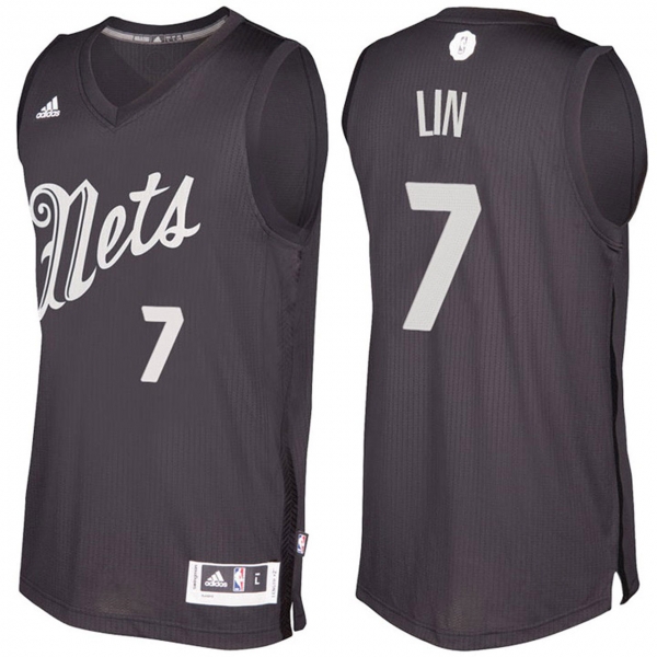 Brooklyn Nets #7 Jeremy Lin Hardwood Classics Jersey