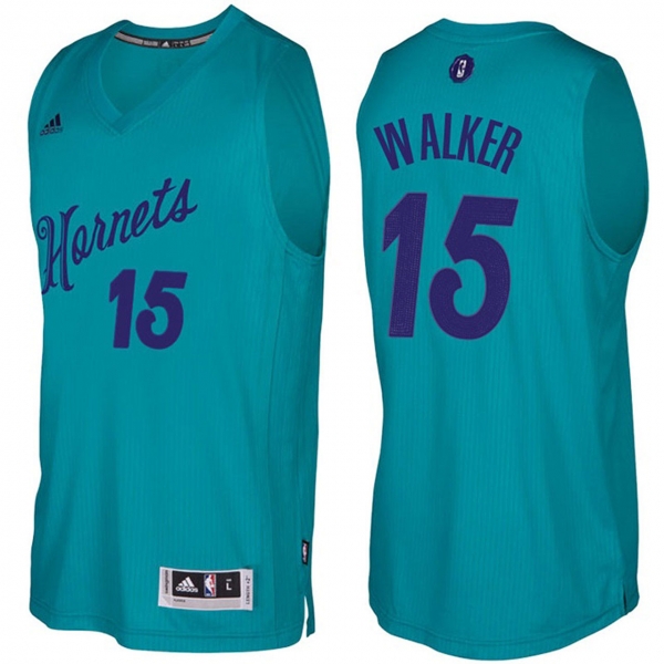 Charlotte Hornets Kemba Walker Teal 2016-17 Christmas Day Jersey