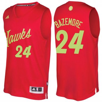 Atlanta Hawks #24 Kent Bazemore Hardwood Classics Jersey