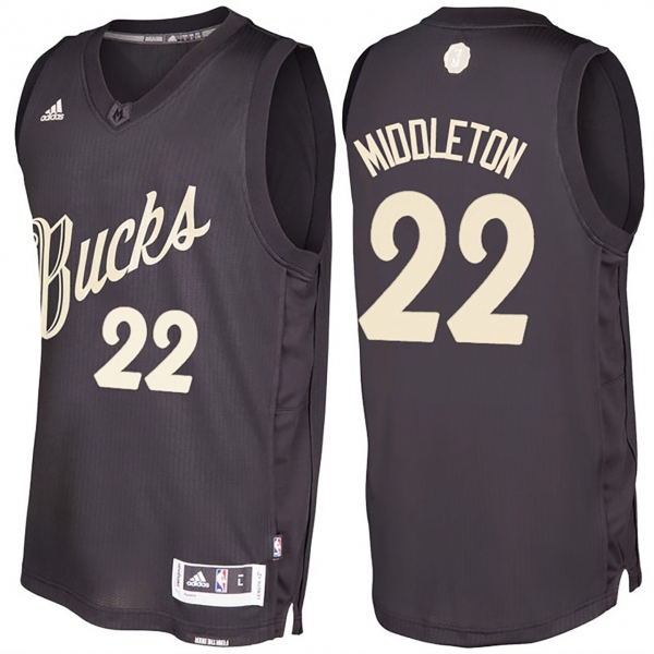 Milwaukee Bucks #22 Khris Middleton Hardwood Classics Jersey