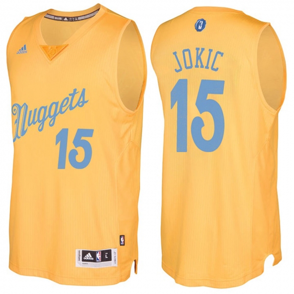 Denver Nuggets #15 Nikola Jokic Hardwood Classics Jersey