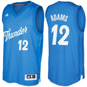 Oklahoma City Thunder #12 Steven Adams Christmas Jersey