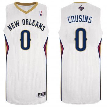 New Orleans Pelicans #0 DeMarcus Cousins Home Jersey