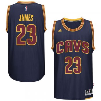 2016-17 Season LeBron James New Swingman Cleveland Cavaliers #23 adidas Navy Jersey