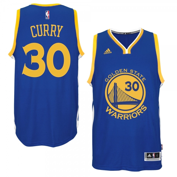 2016-17 Season Stephen Curry New Swingman Golden State Warriors #30 adidas Royal Jersey