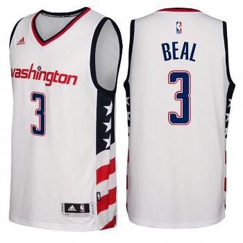 Washington Wizards #3 Bradley Beal Hardwood Classics Jersey