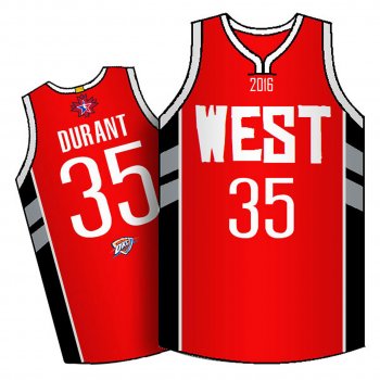 All Star Jerseys #35 Kevin Durant All-Star Jersey