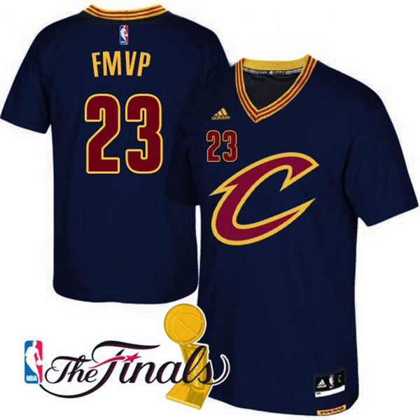 Lebron James Cavaliers #23 2016 NBA Finals Champions FMVP Black Jersey