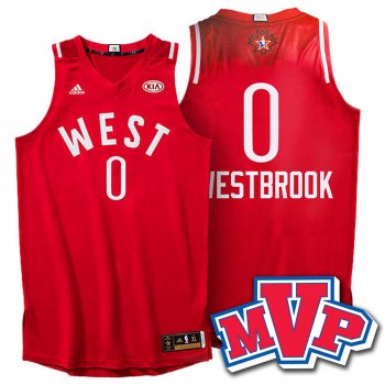 All Star Jerseys #0 Russell Westbrook MVP Jersey