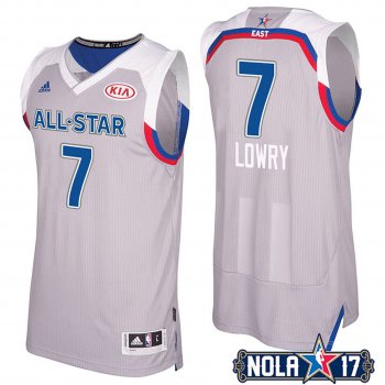 2017 All-Star Kyle Lowry #7 Raptors Gray Eastern Conference Jersey