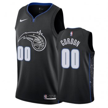 Orlando Magic Aaron Gordon #00 Black 2018-19 City Jersey