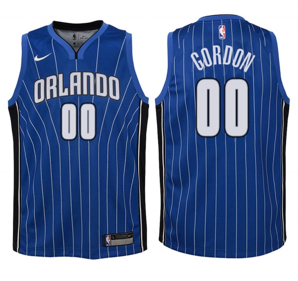 Youth Orlando Magic Aaron Gordon #00 Royal 2017-18 Icon Jersey