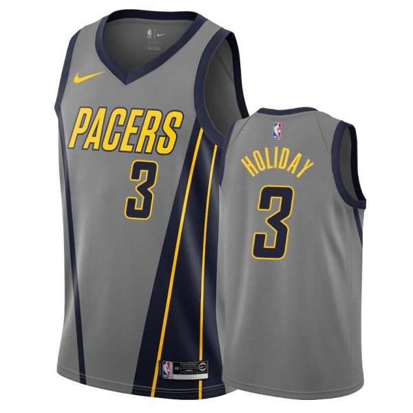 Indiana Pacers #3 Aaron Holiday City Jersey