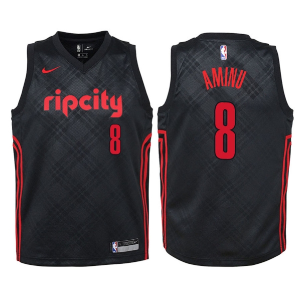 Youth Portland Trail Blazers #8 Al-Farouq Aminu City Jersey