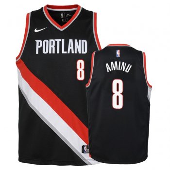 Youth Portland Trail Blazers #8 Al-Farouq Aminu Icon Jersey