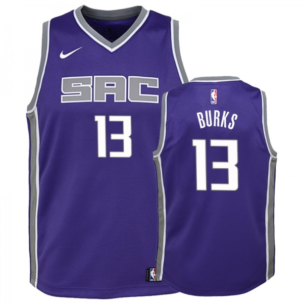 Youth Sacramento Kings #13 Alec Burks Icon Jersey