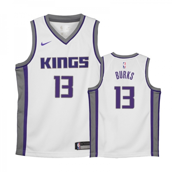 Youth Sacramento Kings #13 Alec Burks Association Jersey