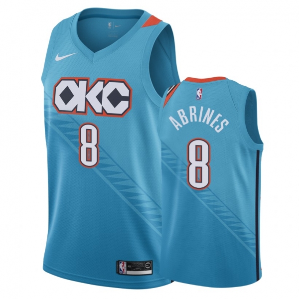 Oklahoma City Thunder #8 Alex Abrines City Jersey