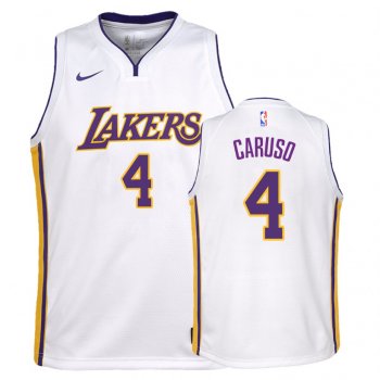 Youth Los Angeles Lakers #4 Alex Caruso Association Jersey