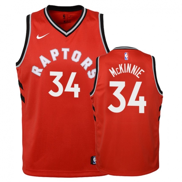 Youth Toronto Raptors #34 Alfonzo McKinnie Icon Jersey