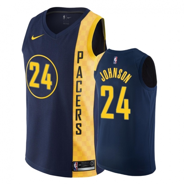 Indiana Pacers #24 Alize Johnson City Jersey