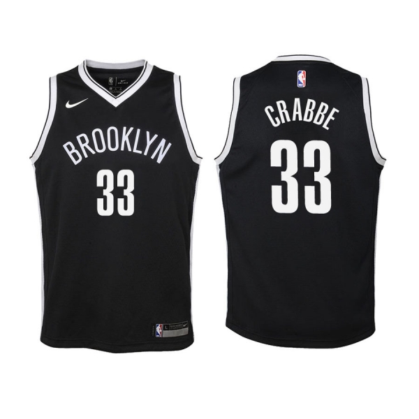 Youth Brooklyn Nets #33 Allen Crabbe Icon Jersey