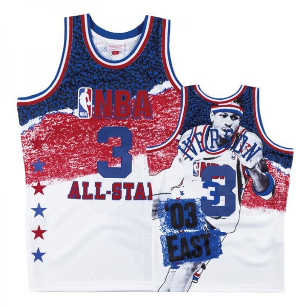 Philadelphia 76ers #3 Allen Iverson All-Star Jersey