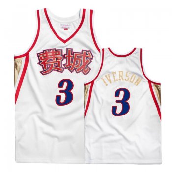 Philadelphia 76ers #3 Allen Iverson Chinese New Year Jersey