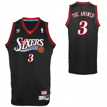 Philadelphia 76ers #3 Allen Iverson Nickname Jersey