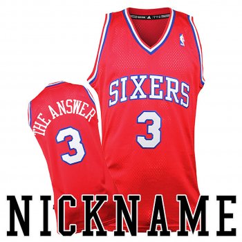 Philadelphia 76ers #3 Allen Iverson Hardwood Classics Jersey