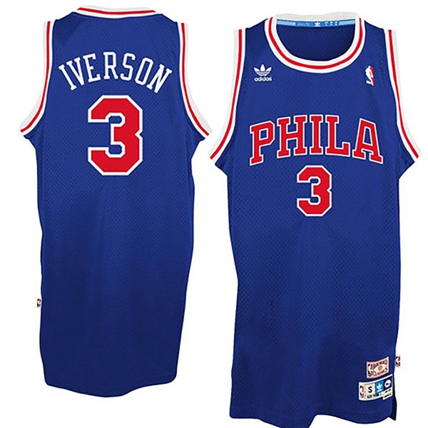 Philadelphia 76ers Allen Iverson Hardwood Classics Jersey