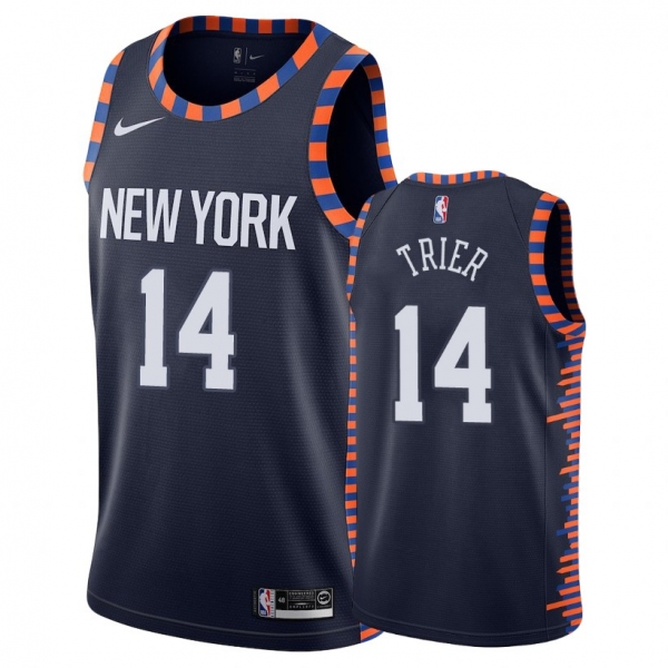 New York Knicks #14 Allonzo Trier City Jersey