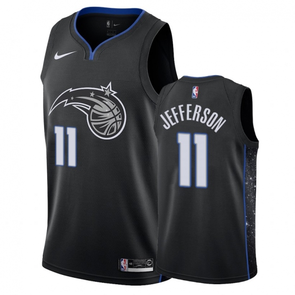 Orlando Magic Amile Jefferson #11 Black 2018-19 City Jersey