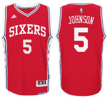 76ers Amir Johnson Red NBA Swingman Road Jersey