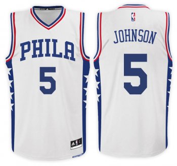 Philadelphia 76ers #5 Amir Johnson Home Jersey