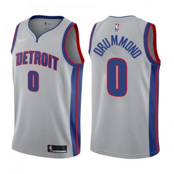 Detroit Pistons #0 Andre Drummond Statement Jersey