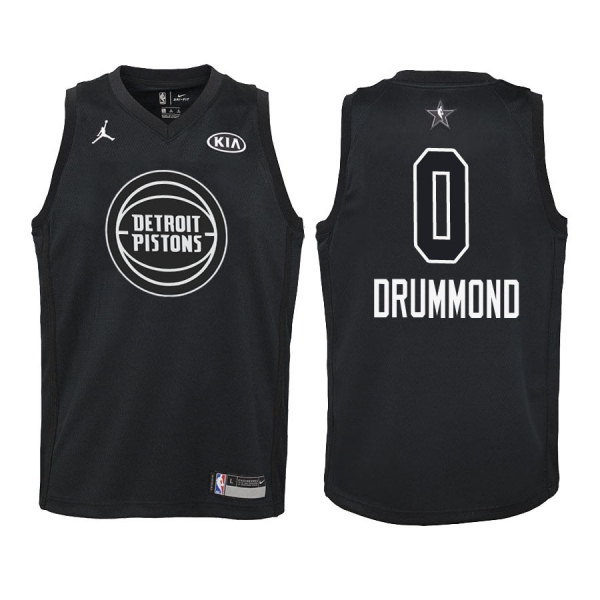 Youth Detroit Pistons #0 Andre Drummond All-Star Jersey